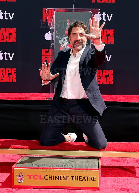 Javier Bardem Honored With Handprint And Footprint In Cement Ceremony At TCL Chinese Theatre