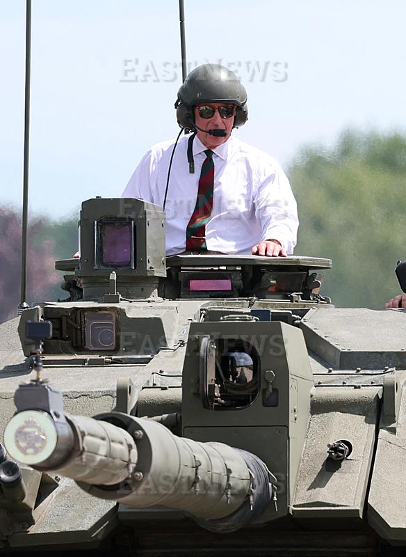 King Charles III Attends The Royal Tank Regiment`s Families` Day