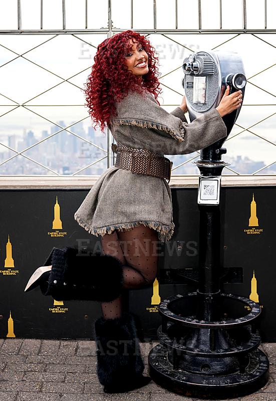 Leigh-Anne Celebrates �Friends� Single Release at the Empire State Building, New York,USA
