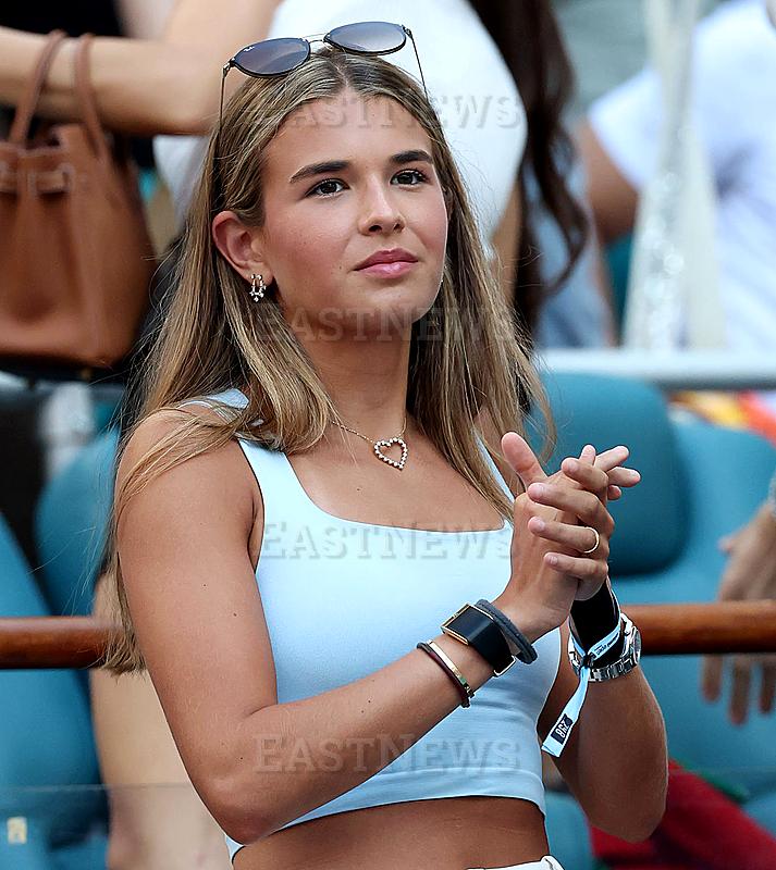 Kai Trump and Donald Trump III Seen at The Miami Open WOmen�s FInals