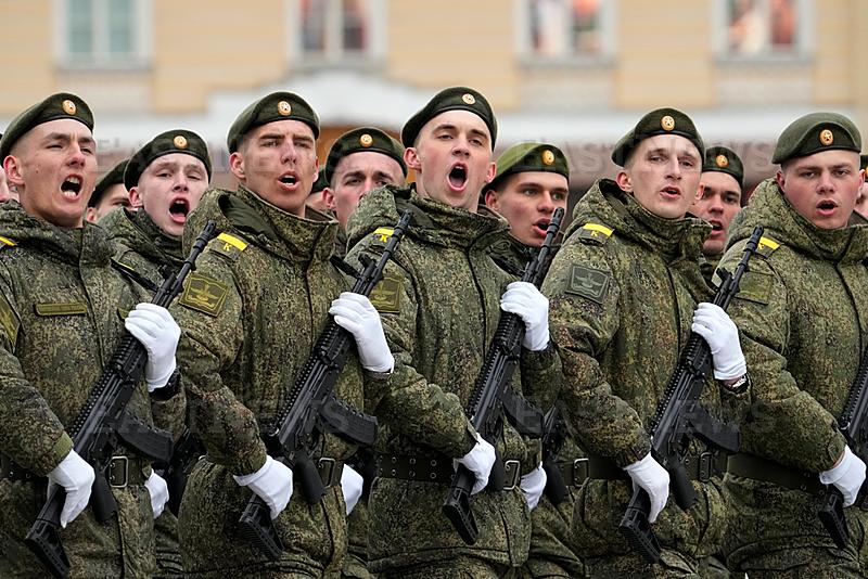 Russia Victory Day Parade Rehearsal