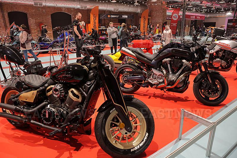 RUSSIA-ST. PETERSBURG-MOTORCYCLE EXHIBITION