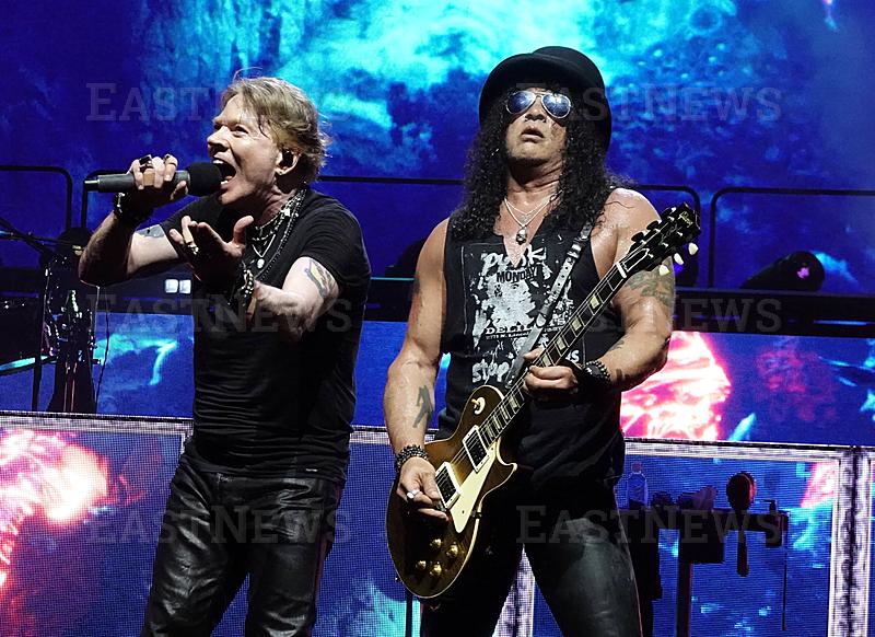 Guns N` Roses perform during The Guns N` Roses World Tour 2026 at Hard Rock Live held at the Seminole Hard Rock Hotel & Casino.